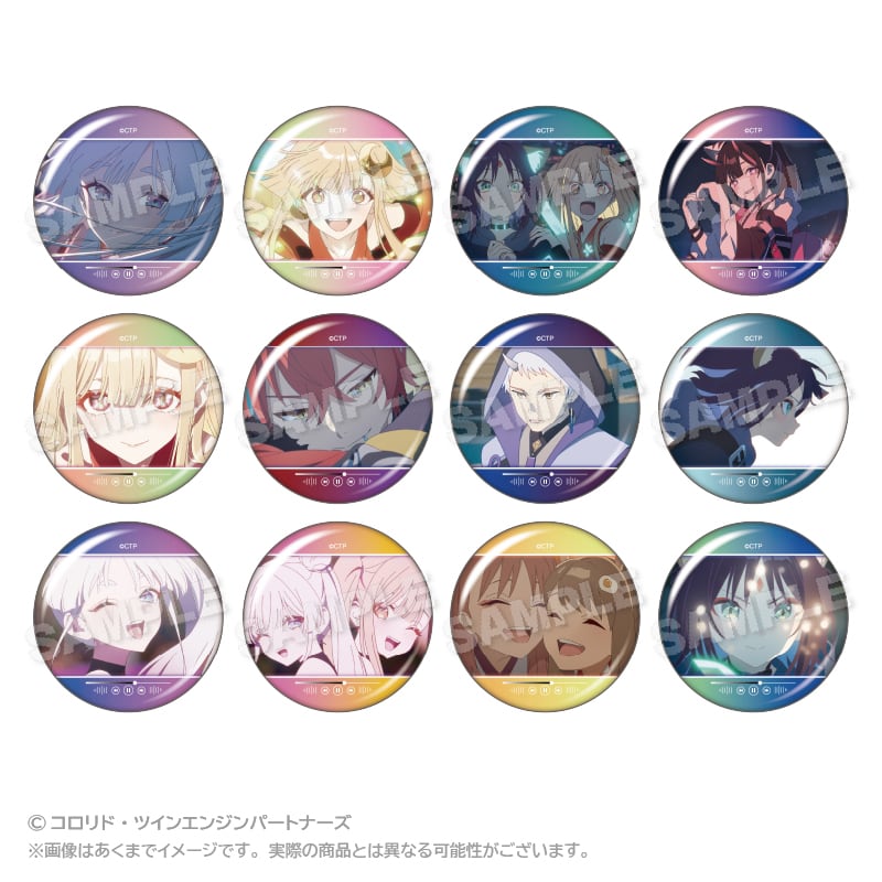 超かぐや姫! トレーディングメモリーズ缶バッジ VRver. BOX