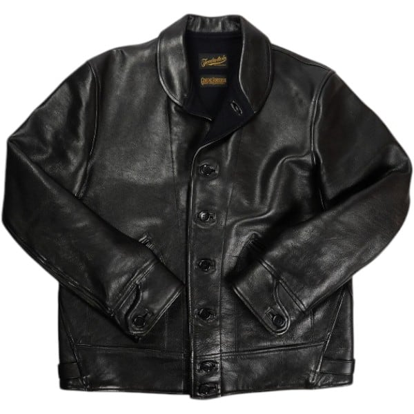 Size【S】 TENDERLOIN テンダーロイン T-HIDE S BLACK レザー