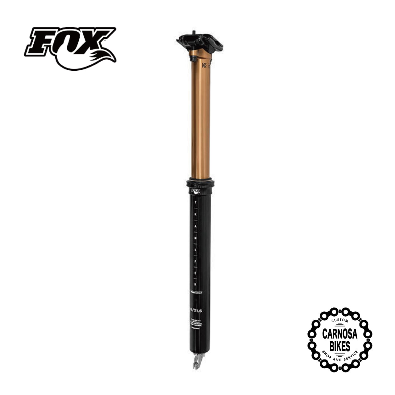 FOX TRANSFER 31.6 ドロッパーシートポストカシマコート 9467e4f8c5ab19248f49f34b33cfd2