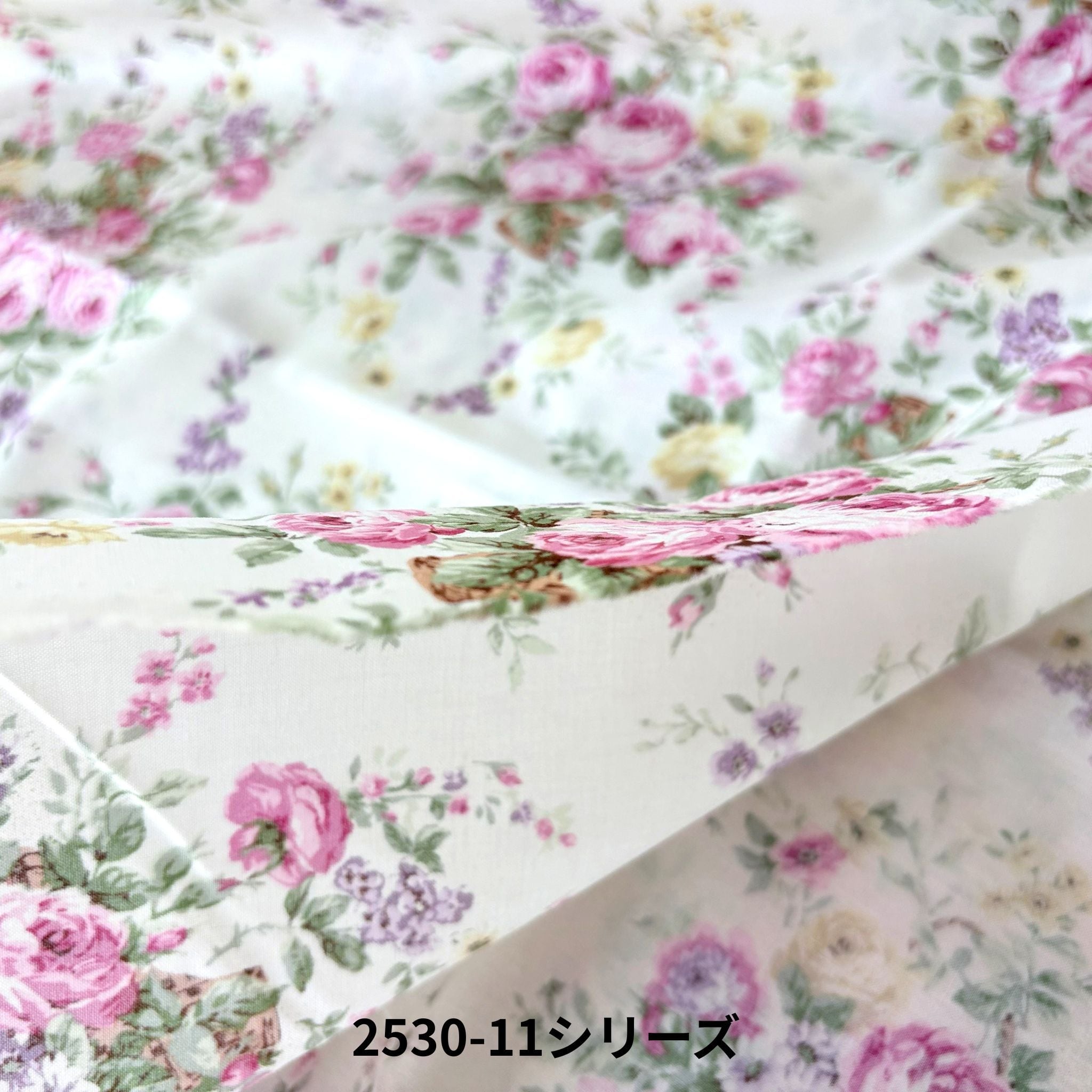 2530-11E】 Rose Wreath キルトゲイト ルルブーケ QUILTGATE