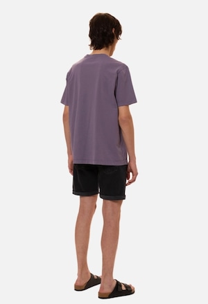 Nudie jeans ヌーディージーンズ  2023 summer collection Uno Everyday Tee Lilac 無地Tシャツ