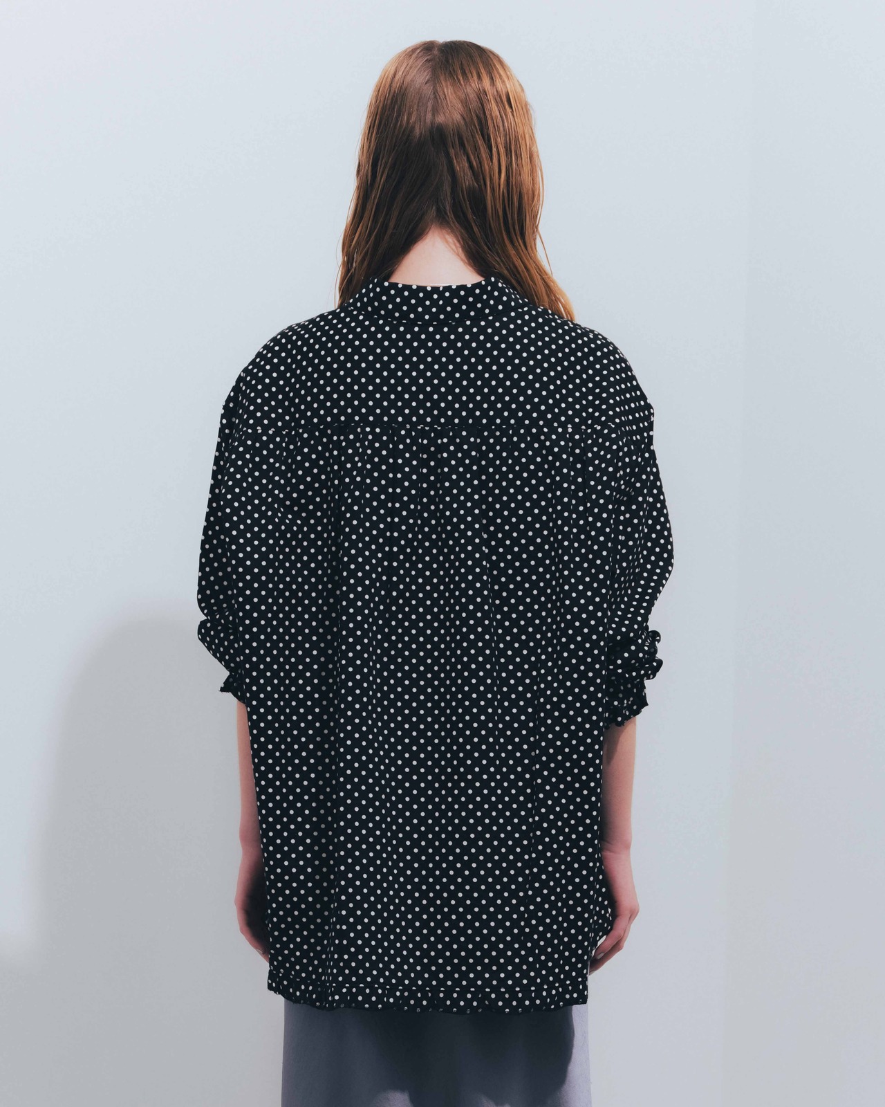 NICK GEAR  Dot Gather shirt