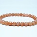 オレンジムーンストーン ブレスレット 6mm 一点物 メール便可 [M便 1/10] 111-48551