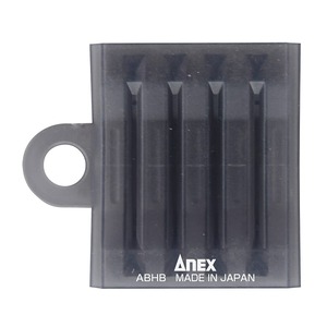 【努力特価】兼古製作所(Anex) ビットホルダー 5本収納 クリアブラック ABHB-5CK