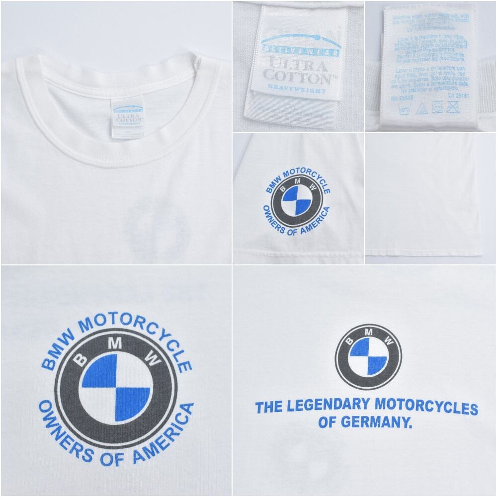 90～00s GILDAN BMW ビーエムダブリュー 3面プリント 企業ロゴ プロモT