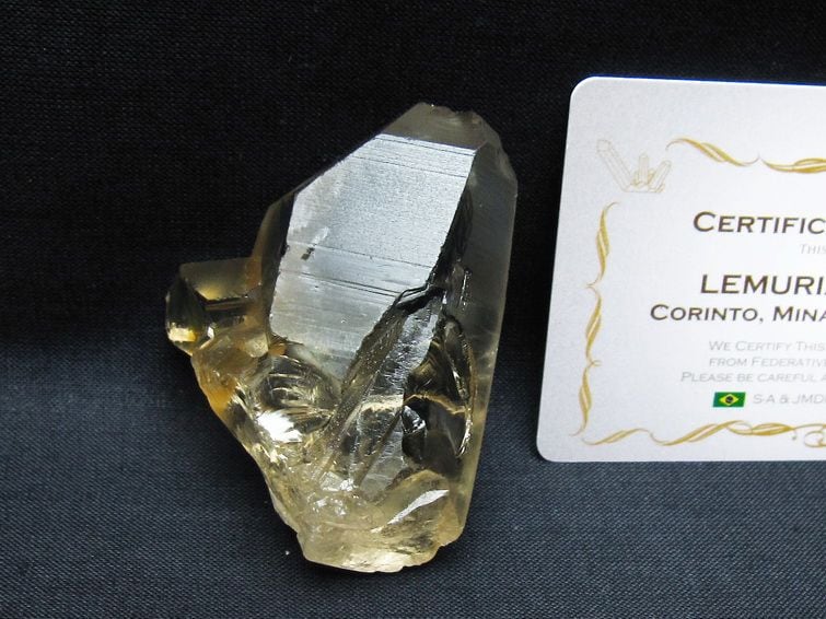 レムリアンシード シトリンクォーツ 原石 ブラジル ミナスジェライス州 コリント産 一点物 171-7334
