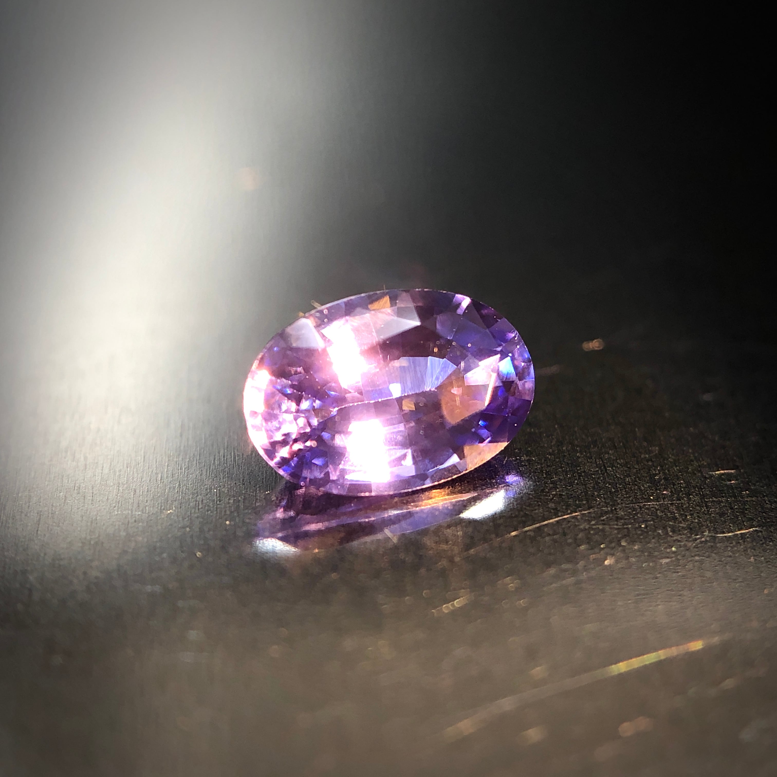 神秘的な色彩変化 0.56ct UP 天然 カラーチェンジ サファイア（UV