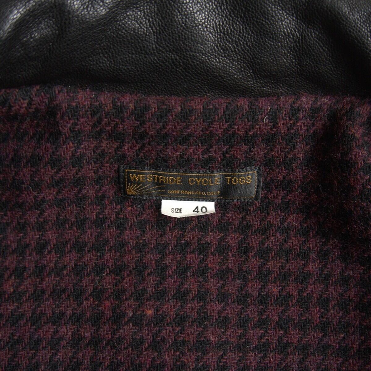 美品】westride【ゴートスキン レザージャケット】40 ウエストライド