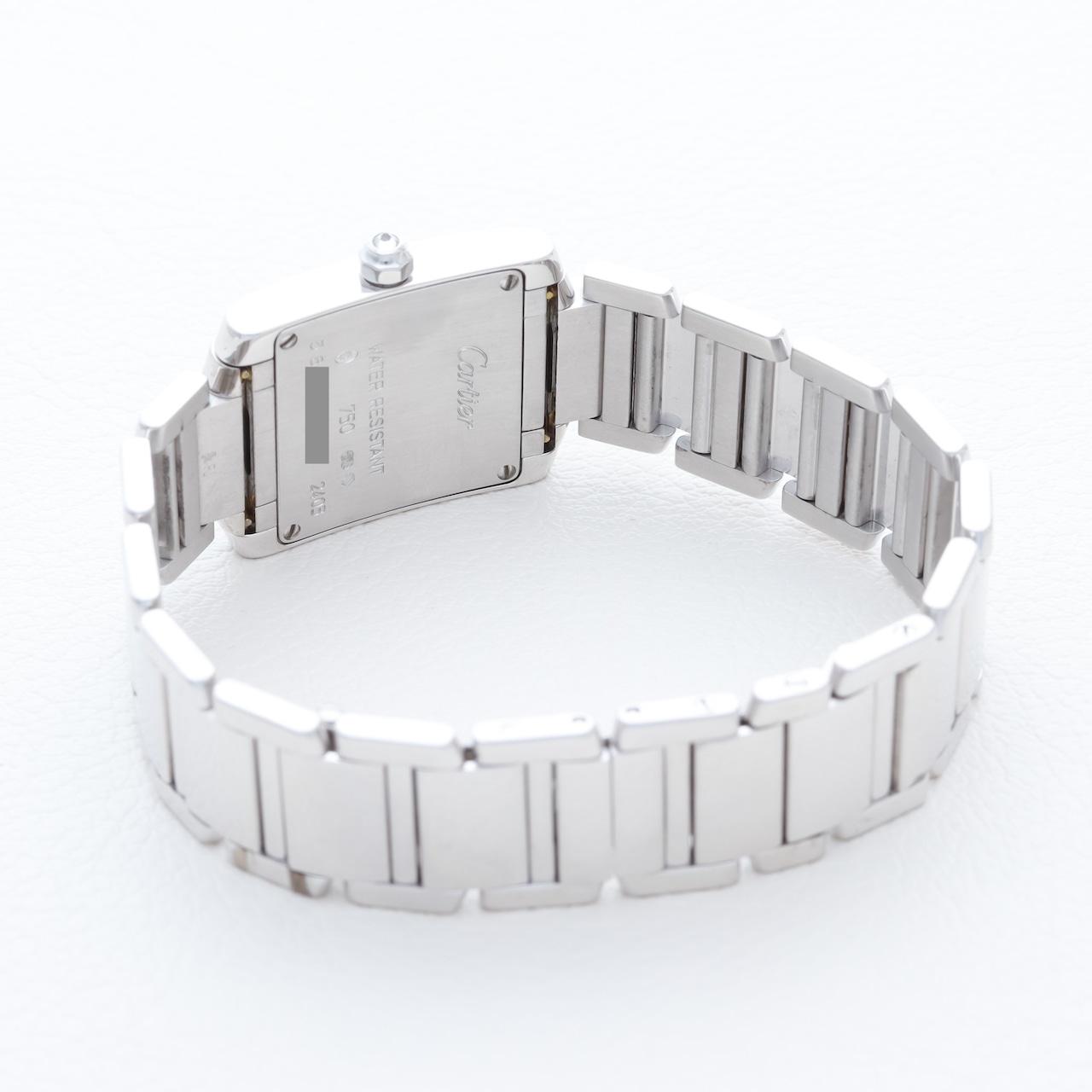 カルティエ タンクフランセーズ SM ホワイトゴールド 純正ダイヤモンド