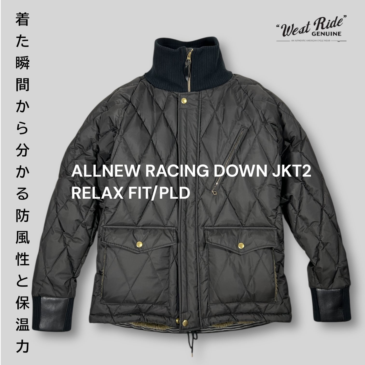 高機能ダウンジャケット レーシングダウンジャケットタイプ2 ウインド