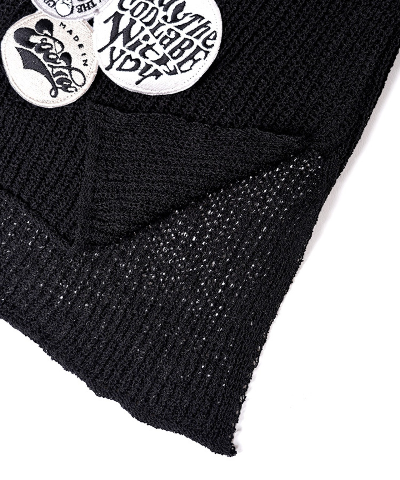 フラッグC Vネックローゲージニット (BEIGE)　CQ-47042