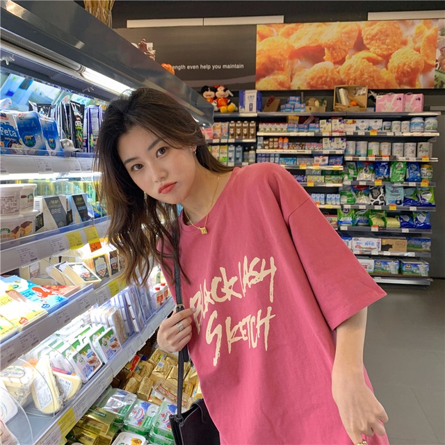 【MumuIns 】 夏カシュアルTシャツ　A0163