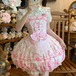 ゆめかわ♡全２カラー　エプロン＆バックリボン付きJSK　wanpi209