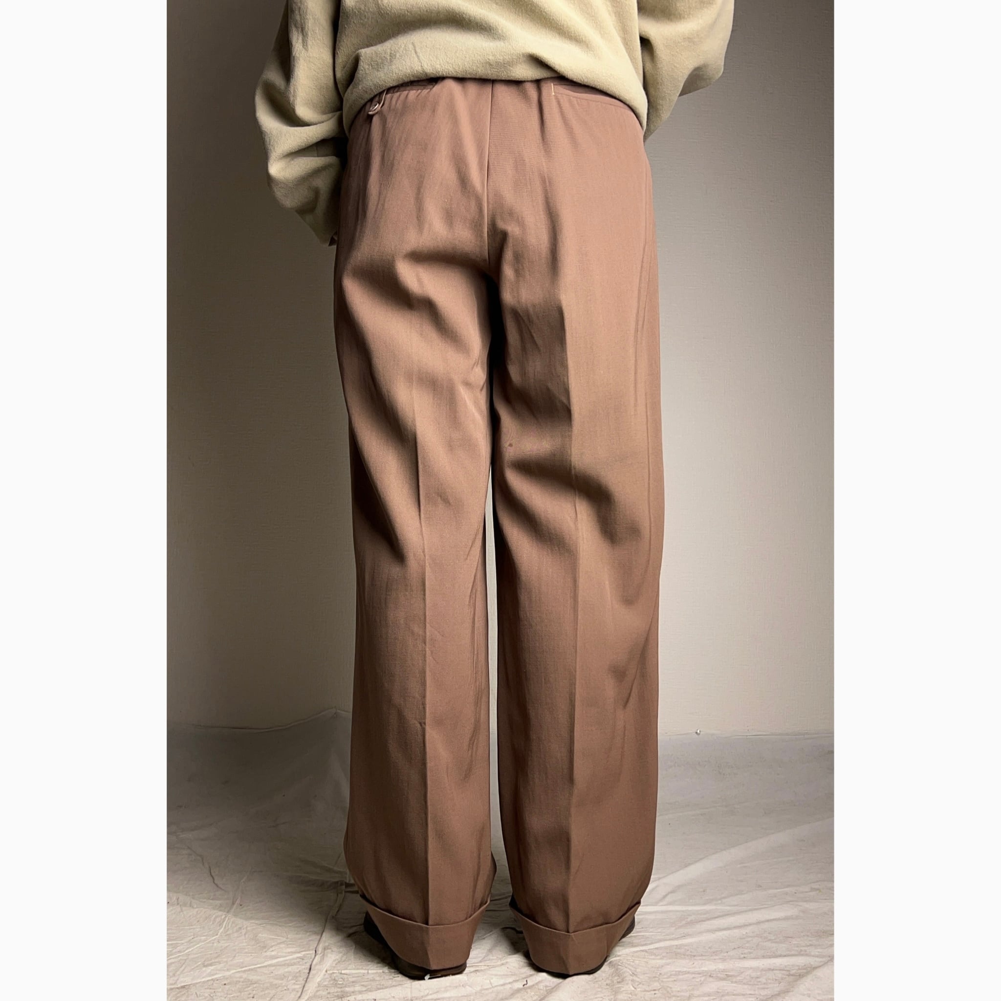 1950's~60's HARILELA'S Wool Gabardine Slacks 50年代 60年代 ウールギャバジン 2タック  スラックス【1000A929】【送料無料】