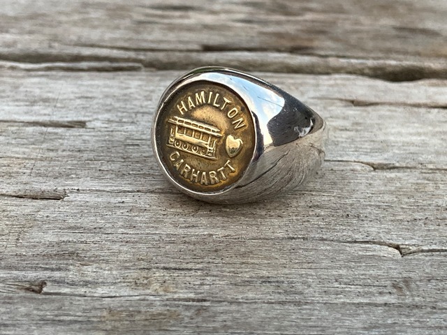 Carhartt cuffs change button silver 925 ring