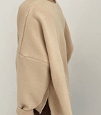 【25aw・再販】Soft-kimo Fleece Over-fit Tops_Cream