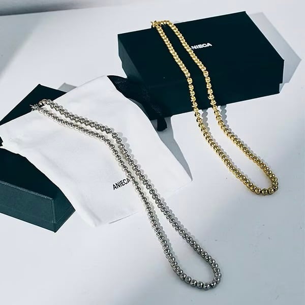 ANIECA 】Ball Chain Necklace/ボール チェーン ネックレス | valance