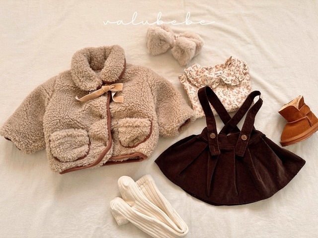 [予約][送料無料]《valubebe》Furry bow hairband 25 (baby) 78