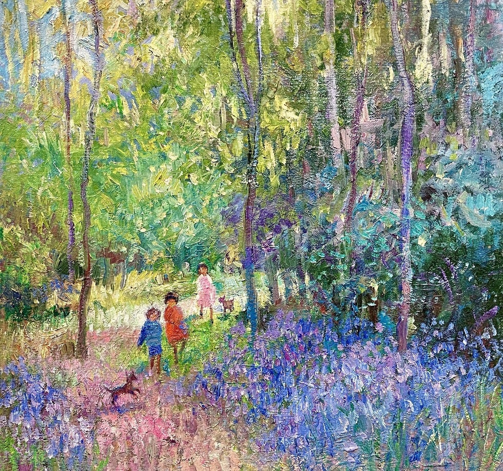 ブルーベルの森 | Bluebell Woods | Gallery Enatsu 江夏画廊 | ハート