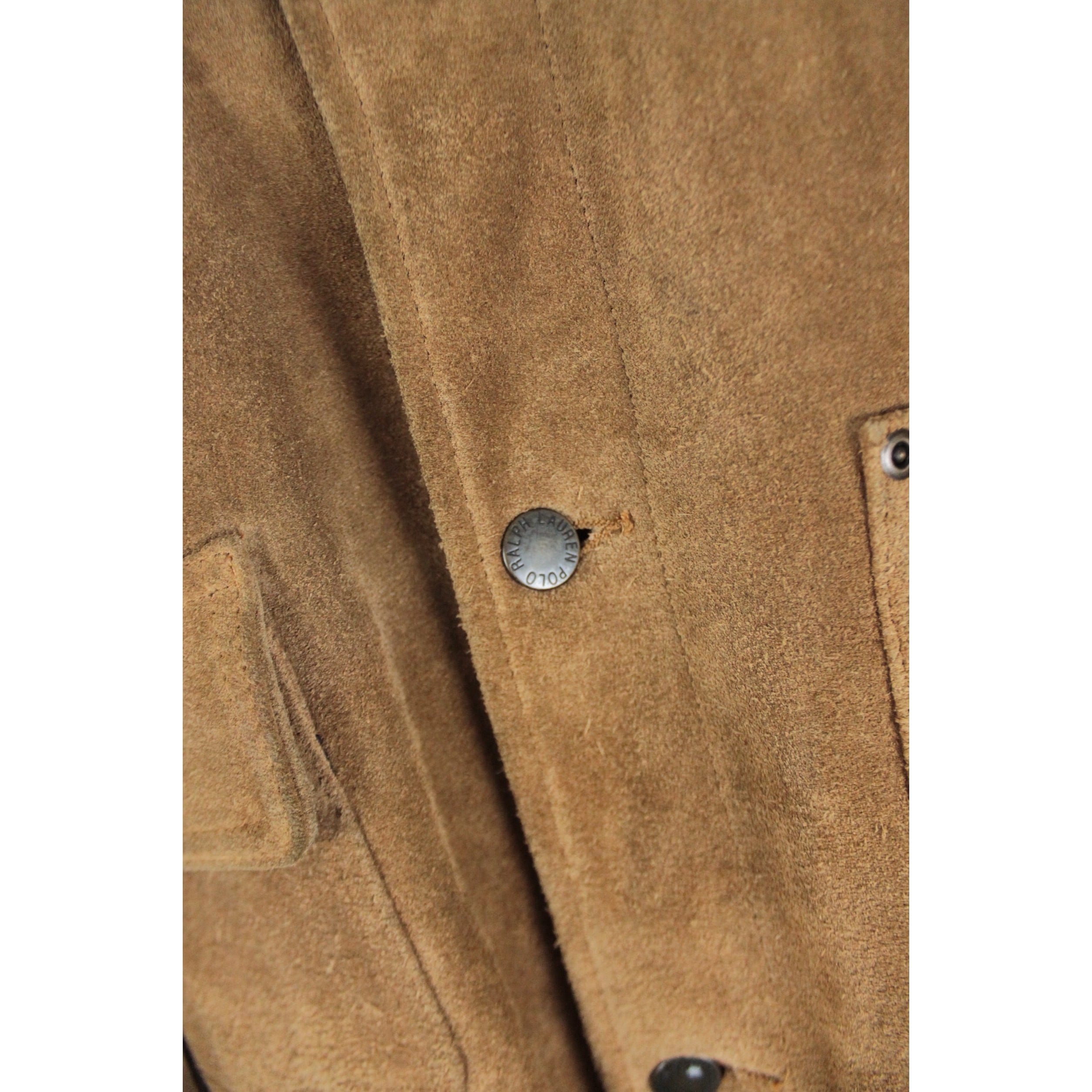 ジャケット・アウター 1990's POLO WESTERN LETHER JKT 1990's Polo by Ralph Lauren ヌバックレザー ジャケット【FF