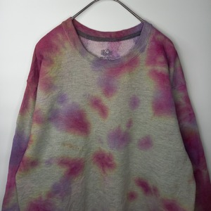 フルーツオブザルーム　クルーネック　スウェット　トレーナー　無地　グレー　M