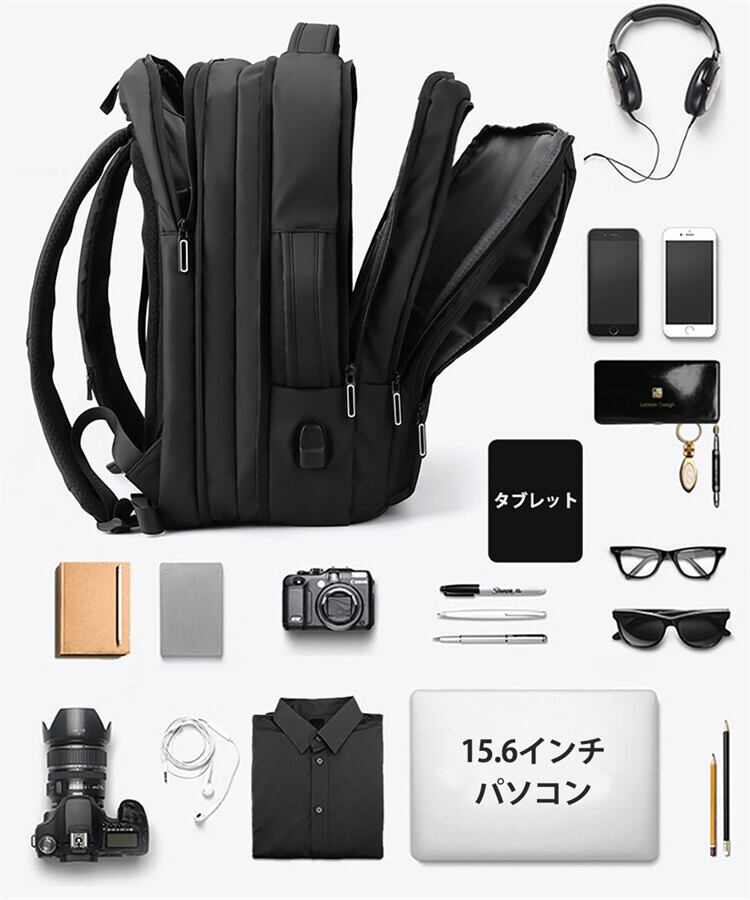 ビジネスリュック 3way PC 3色 通勤 通学 15.6PC収納 A4 25zm509 ビジネスリュック 3way バックパック PCバック メンズ 3色 通勤