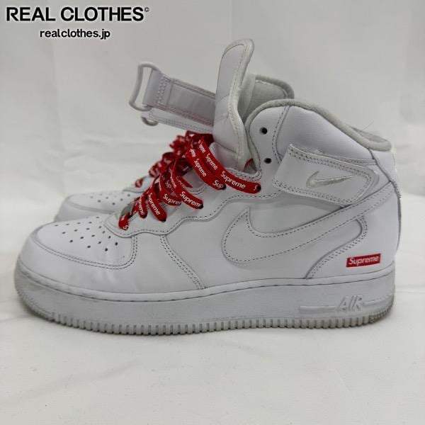 【新品】supreme NIKE AIR FORCE 1 MID SP 27cm NIKE（ナイキ） エアフォース 1 ミッド シュプリーム NIKE AIR FORCE 1