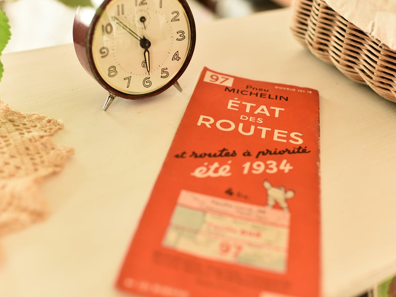 ミシュランの古い地図 #97  ETAT des ROUTES *フランスアンティーク