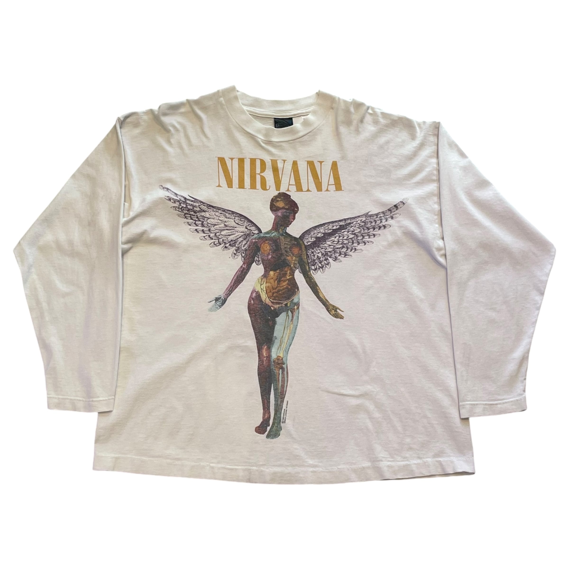 Special !!! 1993s NIRVANA "IN UTERO" L/S T-shirt