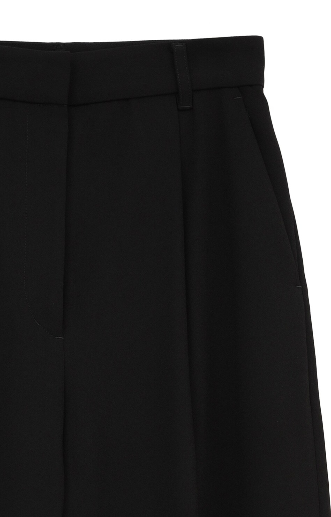 CLANE SLIT HEM BALLOON PANTS
