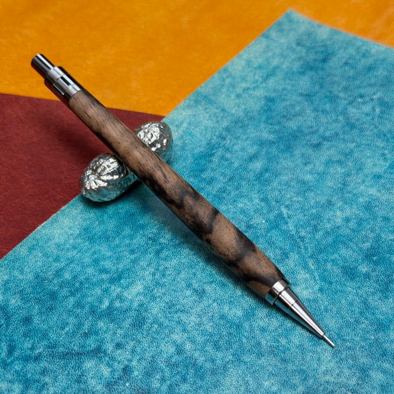 04960 黒柿孔雀杢 上杢 DM-1 シャープペンシル 0.5mm | クラフト工房