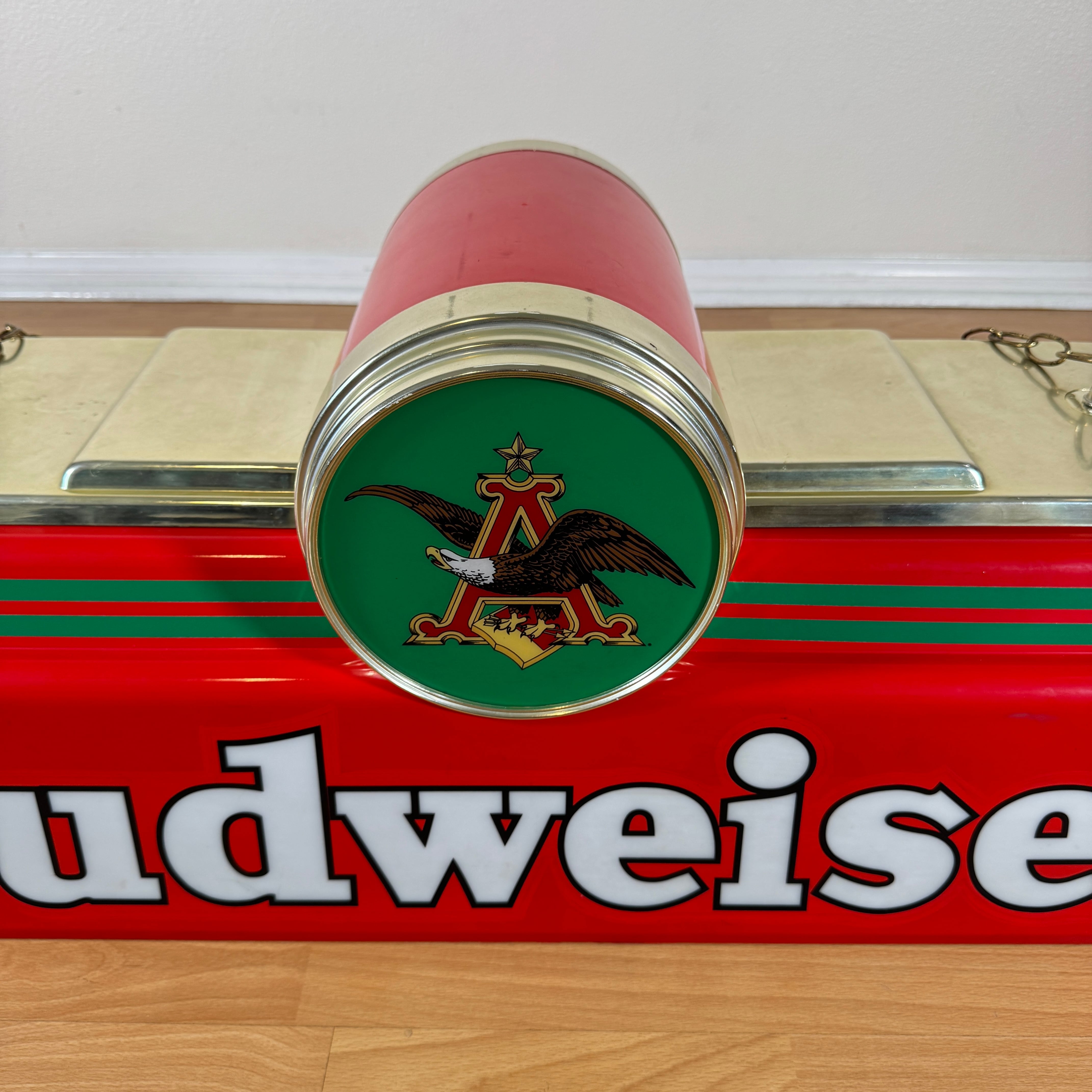 2127 【1990年代】ビンテージ プールランプ Budweiser ビール