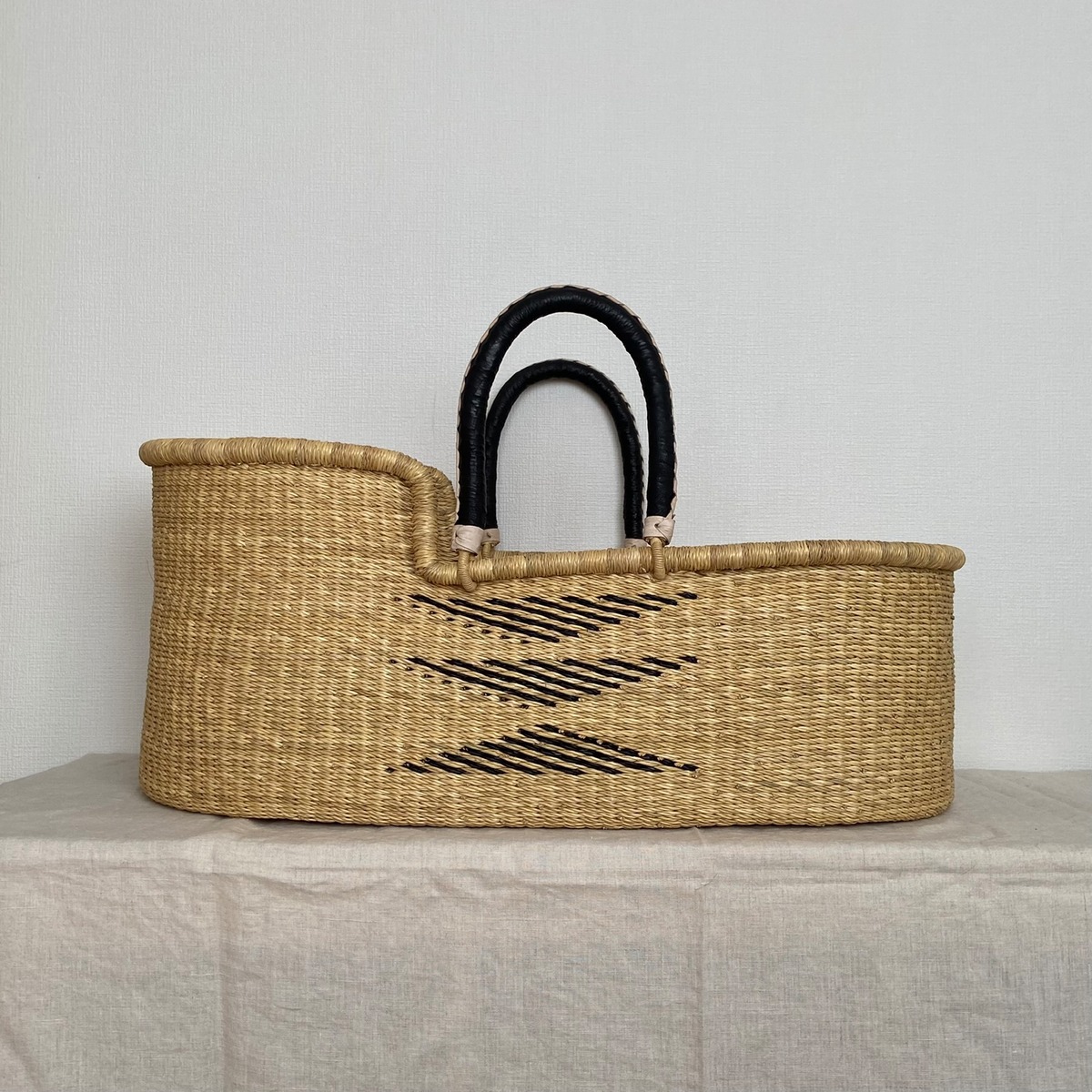 ボルガクーファン 無地 焦茶 ブラウン（Moses Basket [ Hooded / Tri+ 