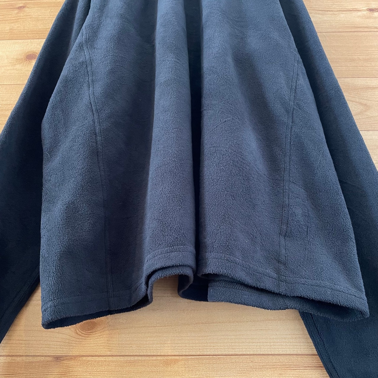 【L.L.Bean】ハーフジップ フリース ジャケット プルオーバー  L 刺繍ロゴ アメリカ古着