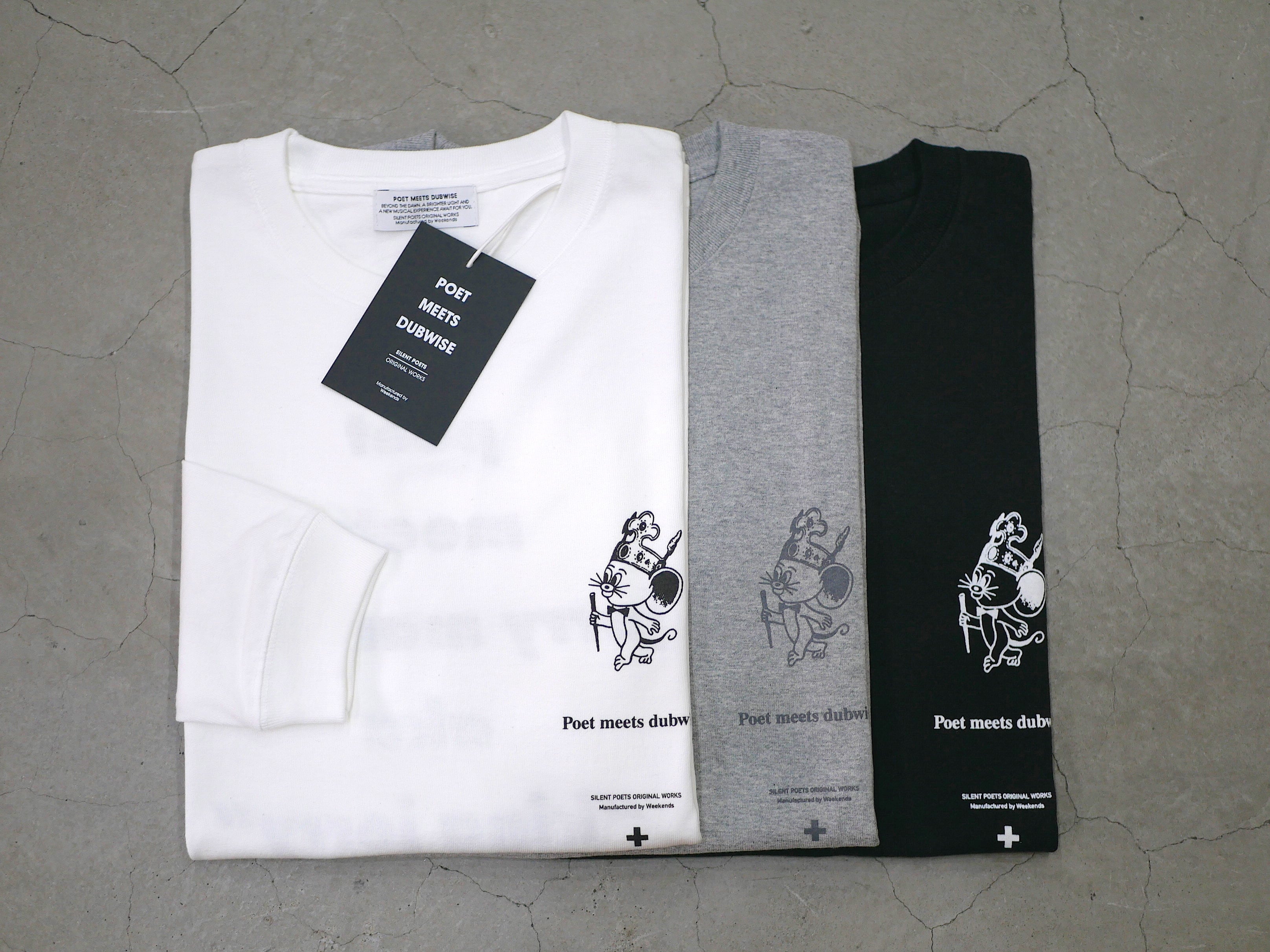 SILENT POETS / LONG SLEEVE T-SHIRTS（POET MEETS KING・JERRY）