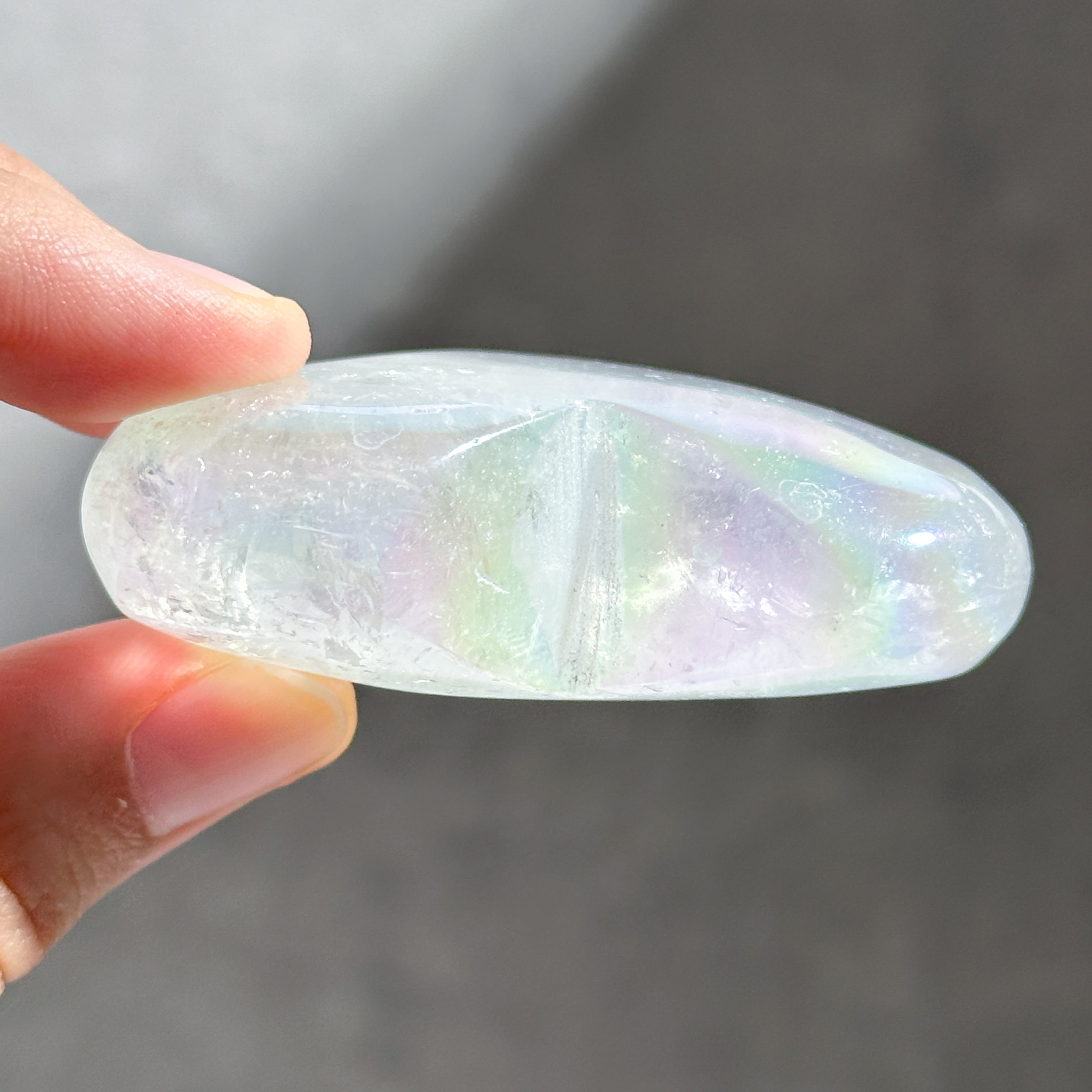 エンジェルオーラクォーツ ハート62♡ Angel Aura Quartz ♡天然石