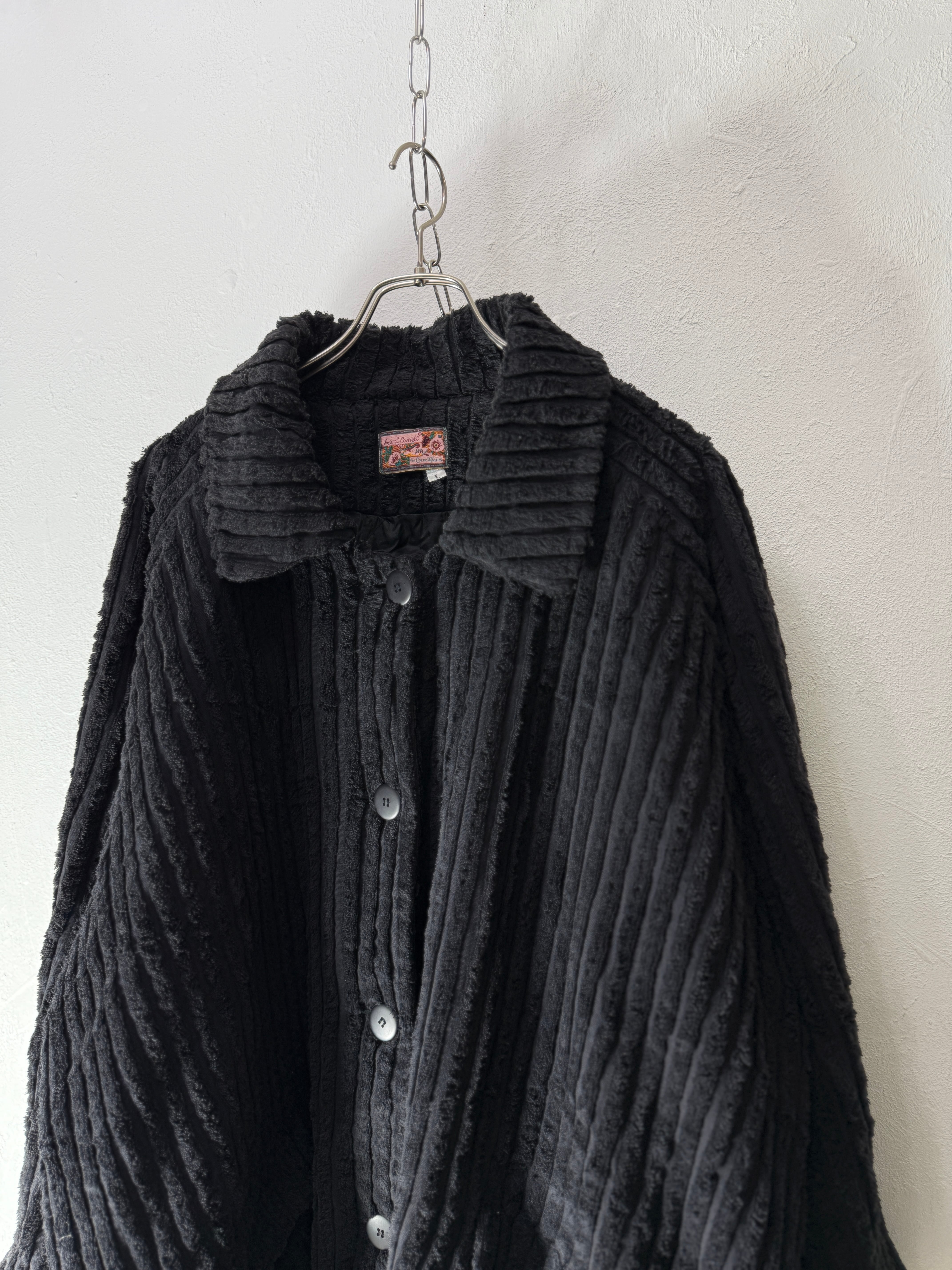 90~00’s USA Black Cut-Pile coat jacket