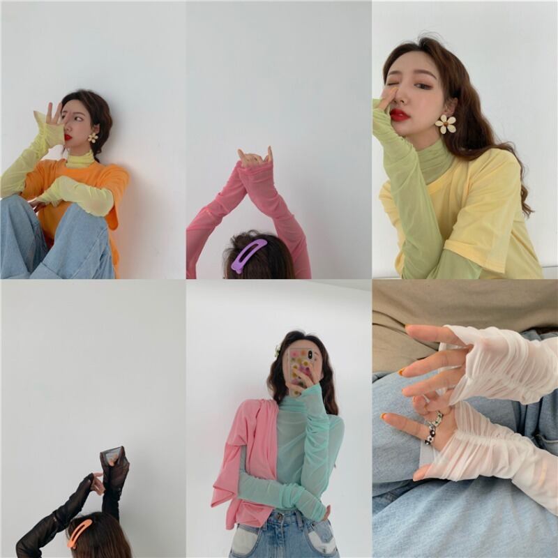 カラーTシャツ シャツ レディースサマー薄手トップス ロング 夏物 ブラックストロベリース58867091642