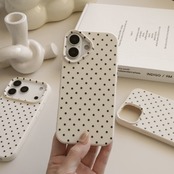 ［ phone case ］monotone dot