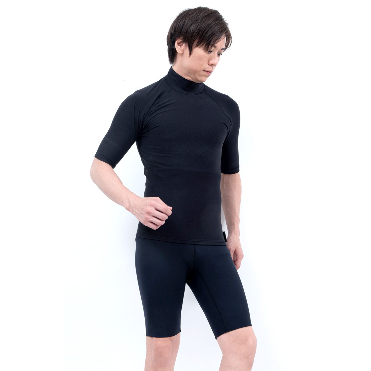 AIR SKIN（エアースキン）ブラックメタリックス ショートパンツ メンズ