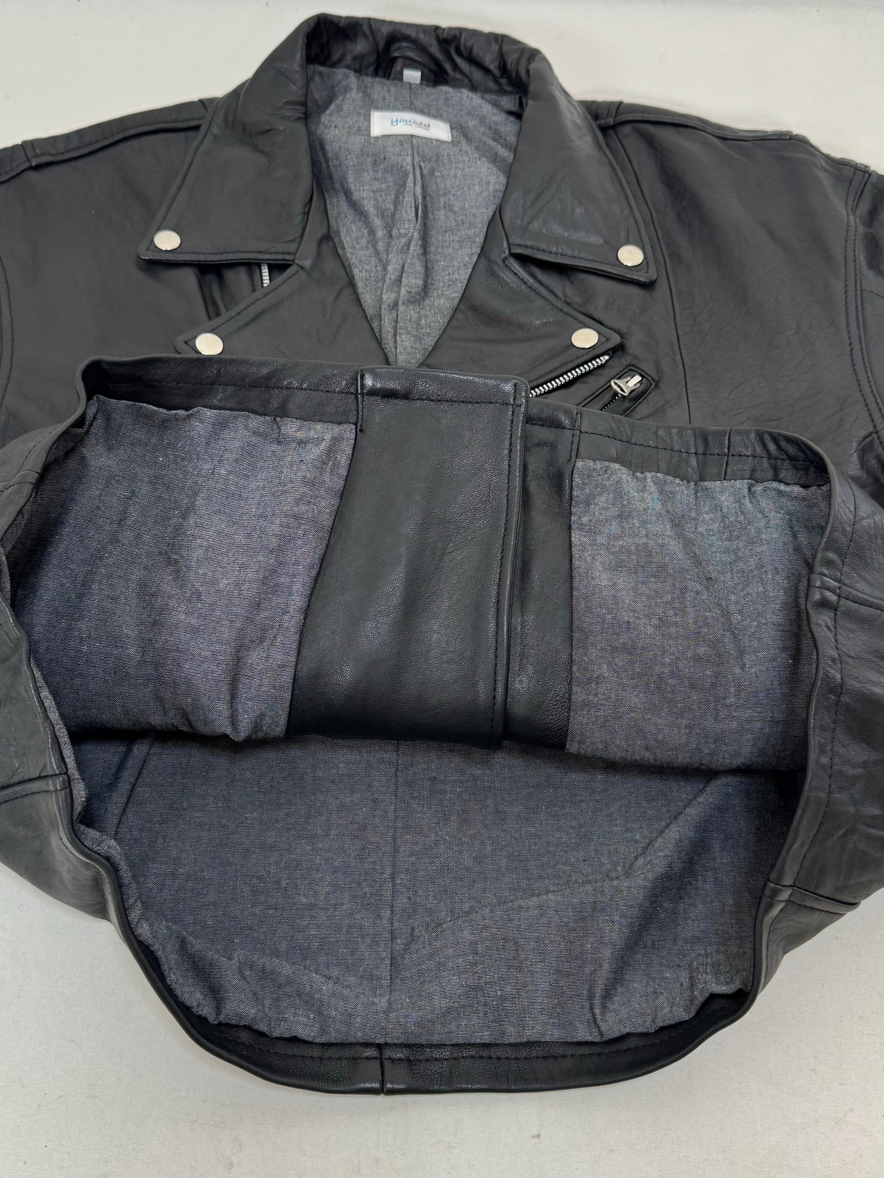 REMAKE LEATHER URBAN RIDERS JKT | yoused