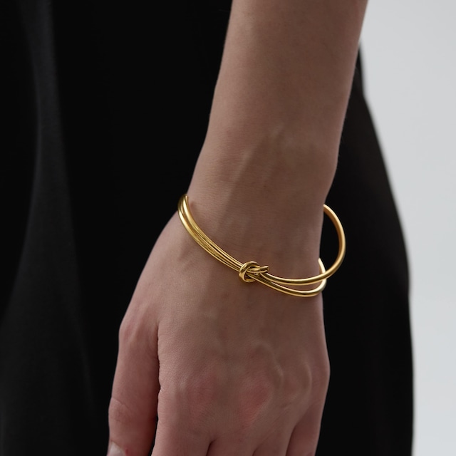 316L double knot bangle  #b34