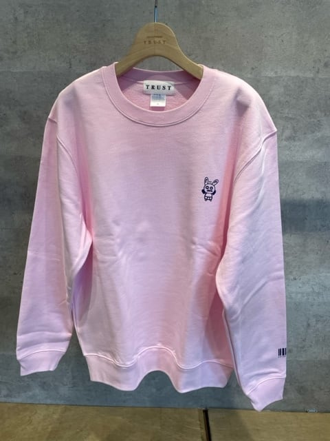 【ライトピンク】original Rabbitスウェット