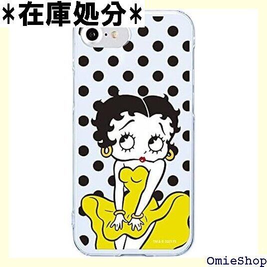 iPhoneケース BETTYBOOP ベティブープ iPhone6 iPhone7 iPhone8 iPhoneSE2 スマホケース クリアケース ハードケース Yellow dress 591