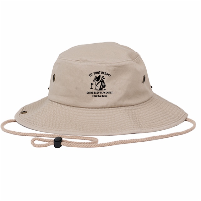 FREBULL GOLF サファリハット カーキ P00380