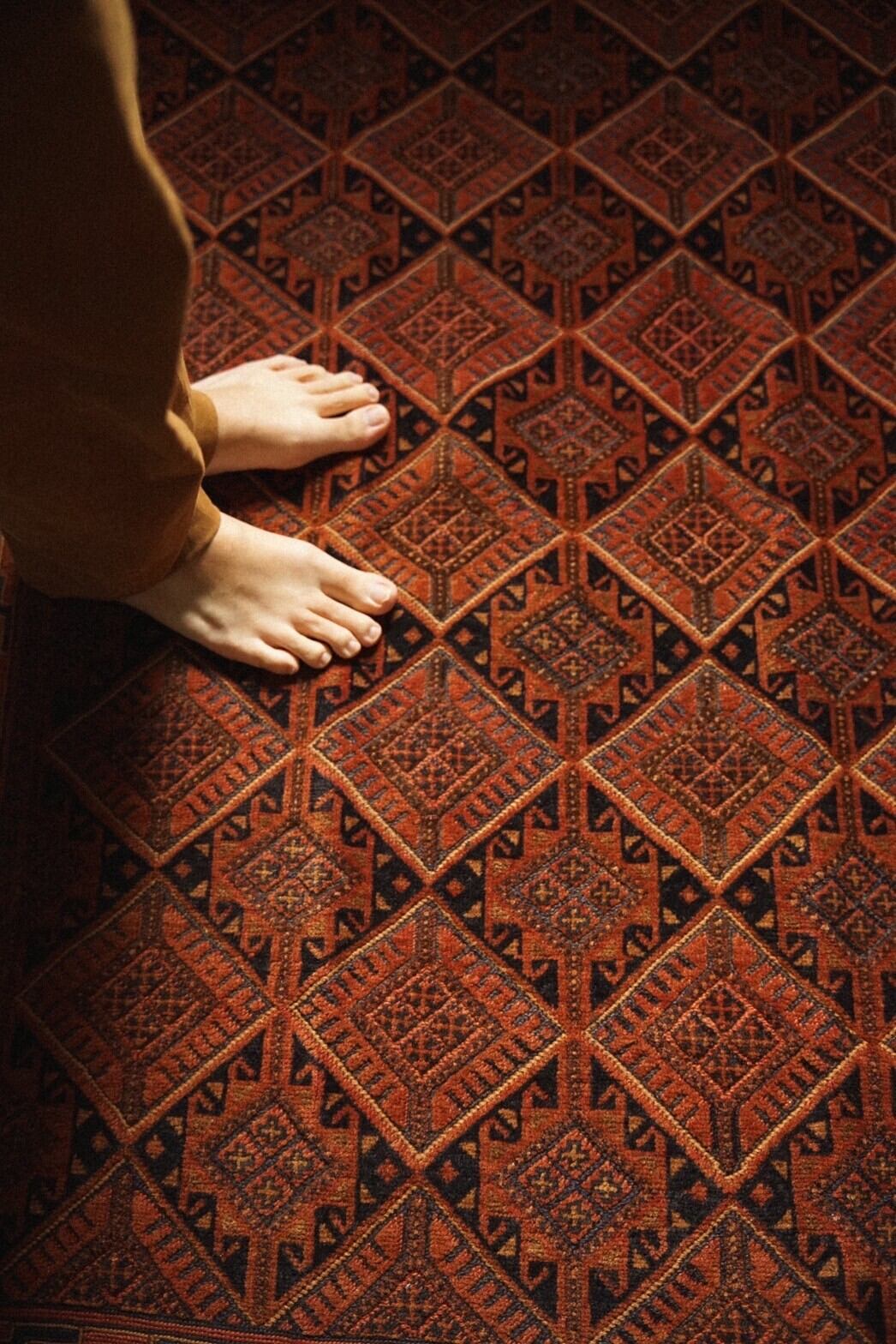 1065 -Vintage Mashwani rug