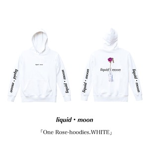 「OneRose-hoodies.WHITE」