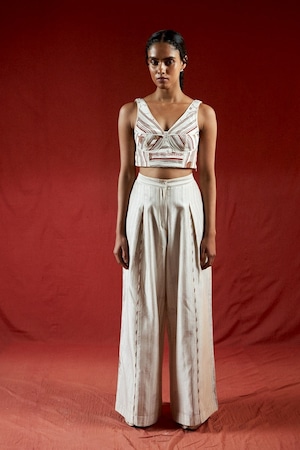 AHMEV THURA PLEATED PANTS AHM/SS26/014