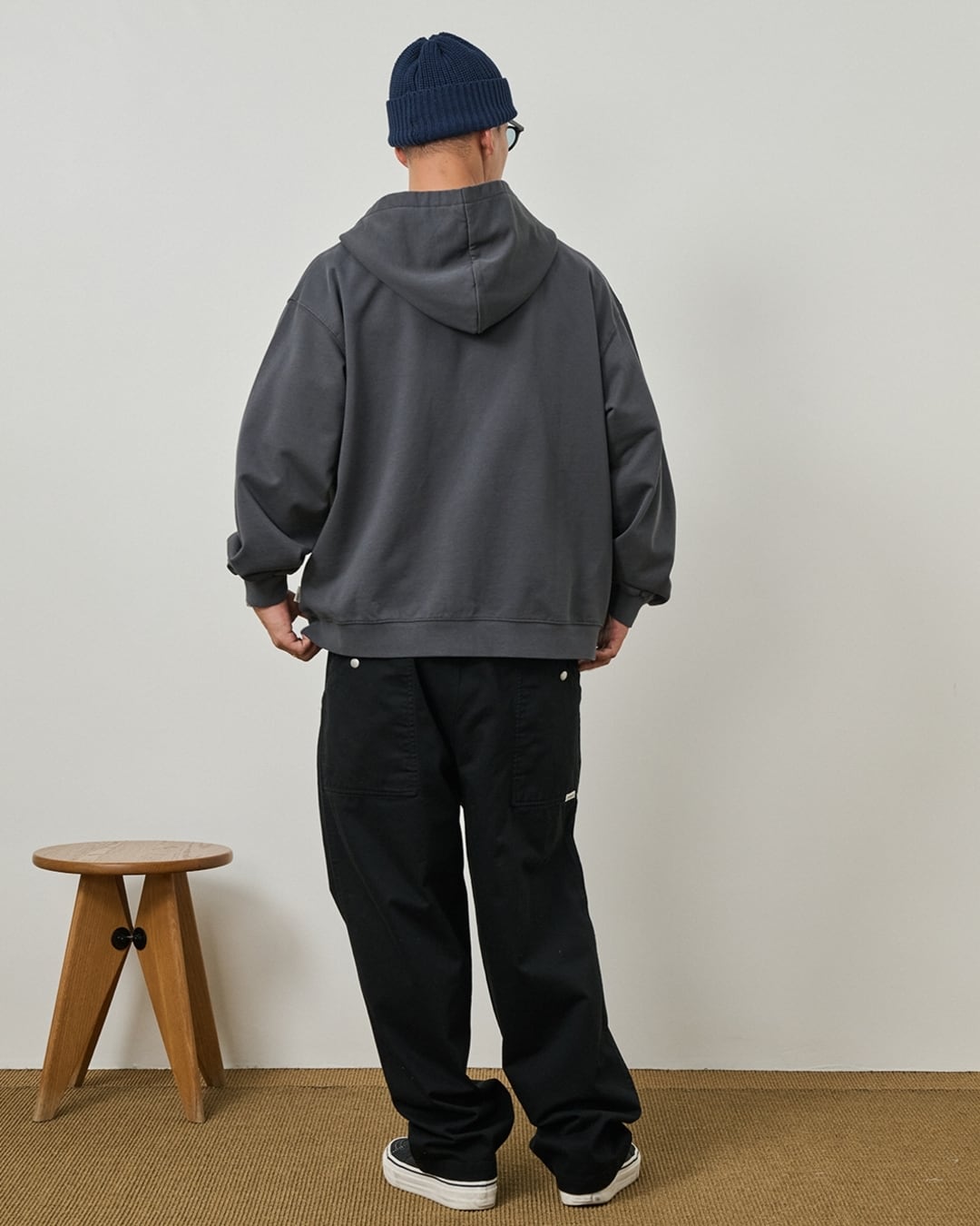 Zip-up Pocket Oversized Hoodie x00855 | XPOSE