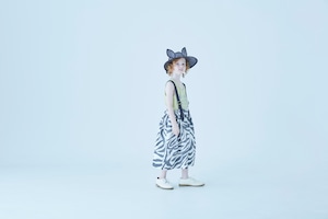 【21SS】eLfinFolk(エルフィンフォルク)zebra skirt(90/110/130)ゼブラ スカート